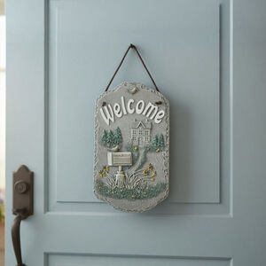 TCR Licensed Gray Welcome 3D Printed Wall Sign